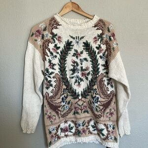 JENNIFER REED Vintage 80’s Hand Knitted Sweater